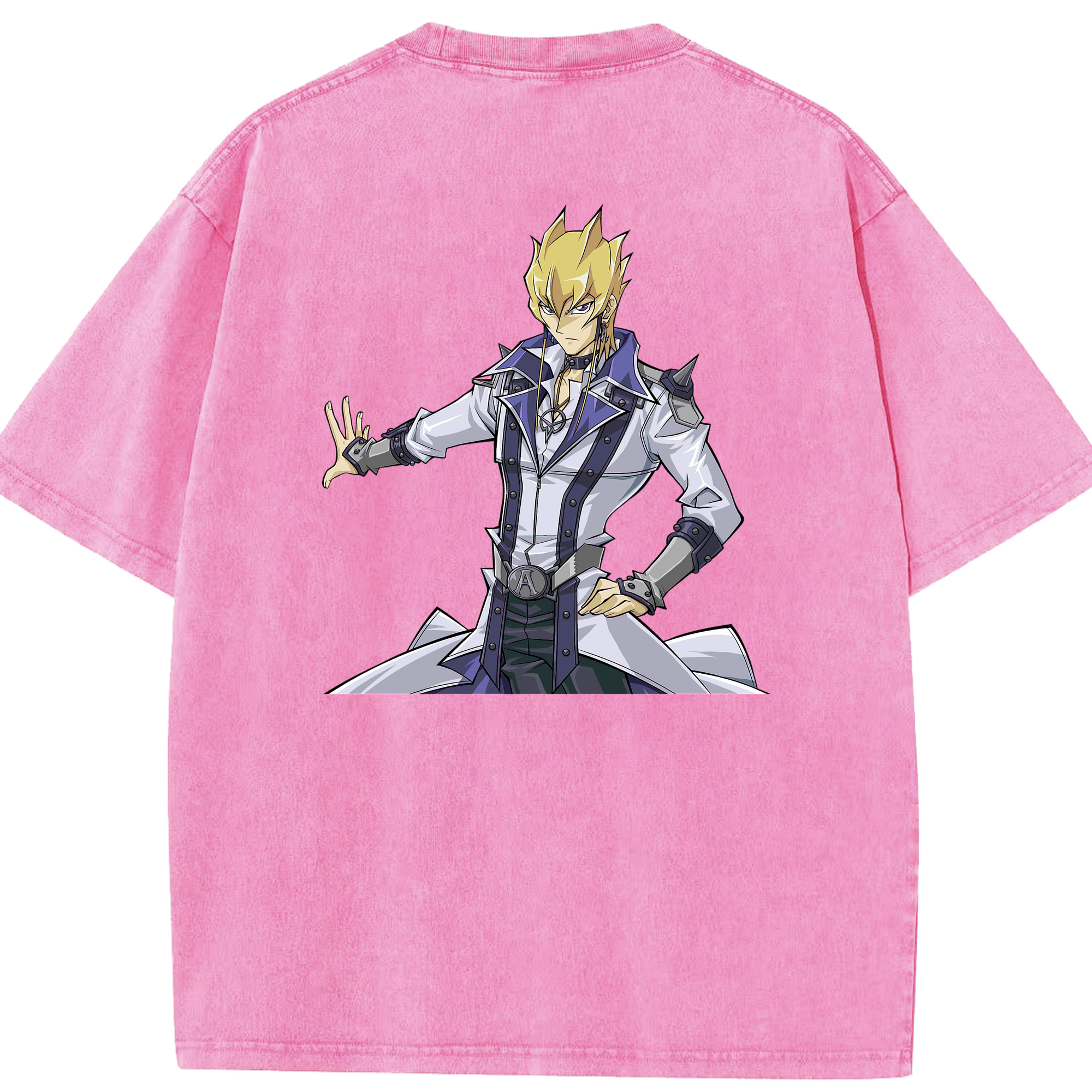 （画像用） 遊☆戯☆王 Yu-Gi-Oh! 綿100% ヴィンテージ風 半袖Tシャツ（背面プリント）